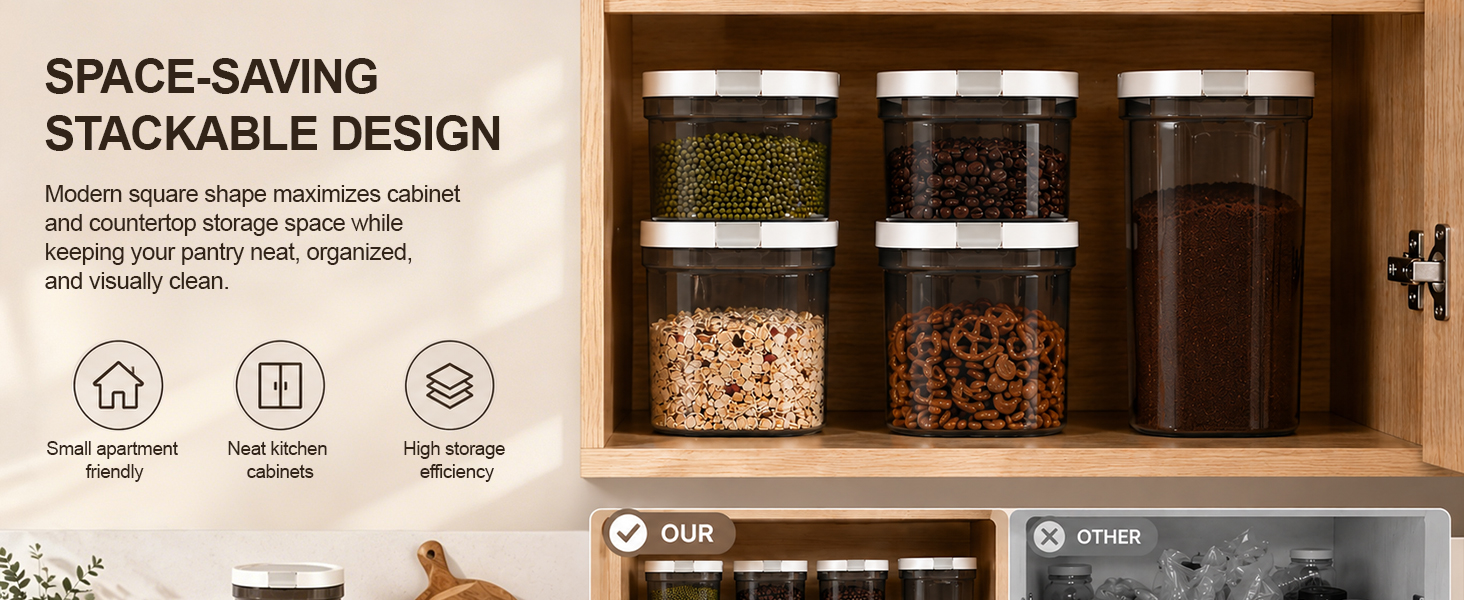 Coffee Storage Container with Scoop