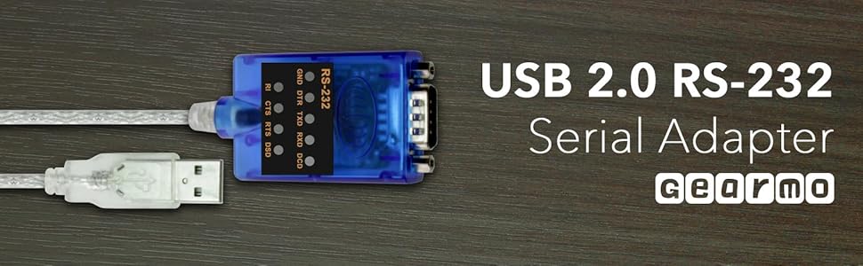 ftdi led serial rs232 rs-232 usba usb-a usb a adapter gearmo 2.0