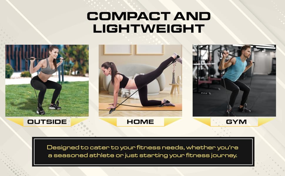 Pilates Bar - Pilates Equipment for Home Workouts 