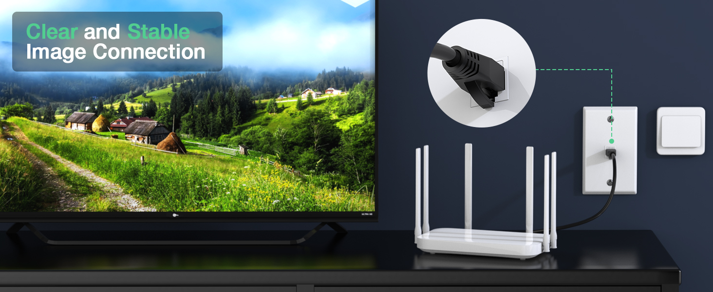 Clear and Stable Image Connection