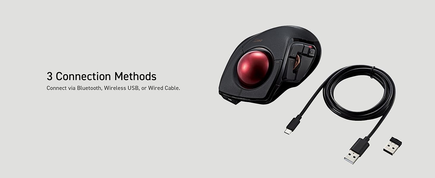 Deft Pro Trackball 3 Connection Methods