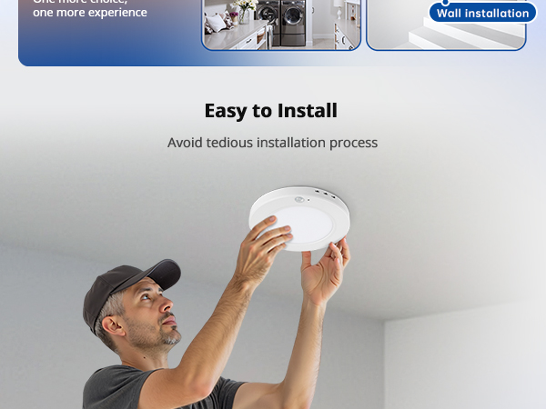 Motion Sensor Ceiling Light Wired