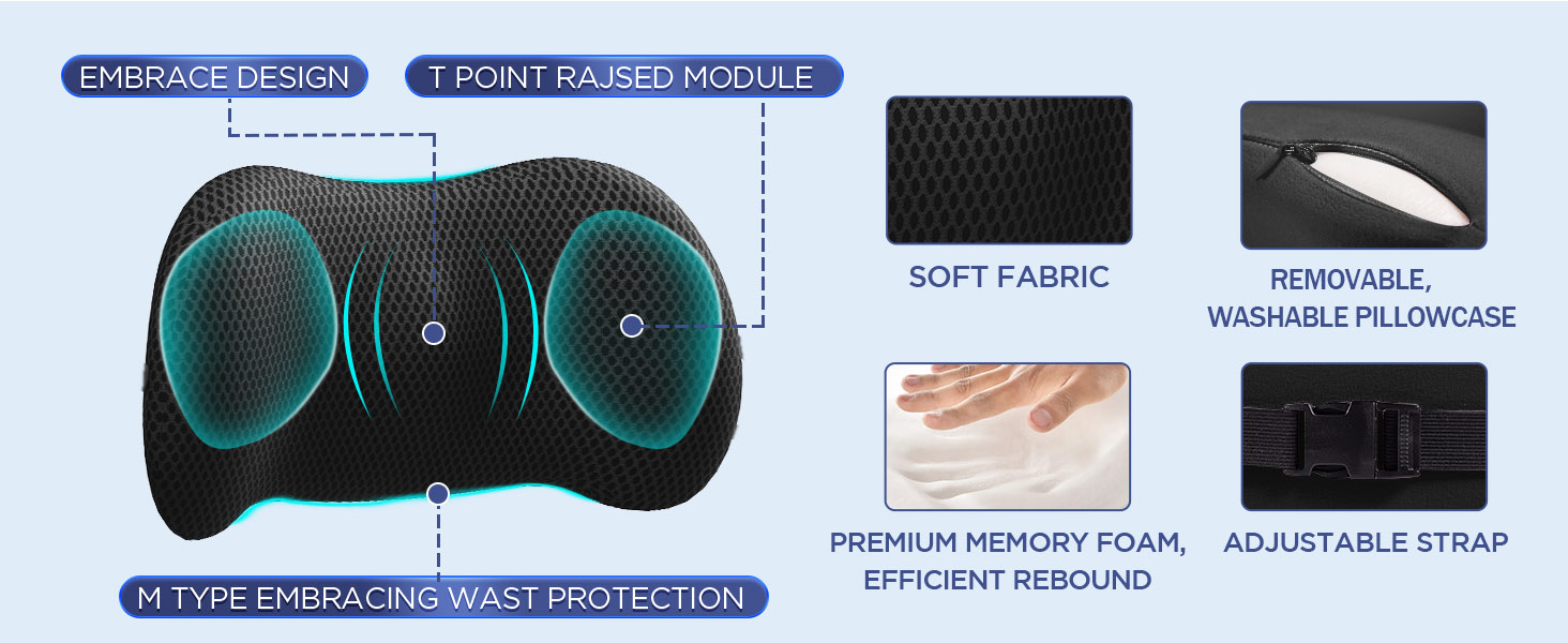 Lumbar Support Pillow for Office Chair