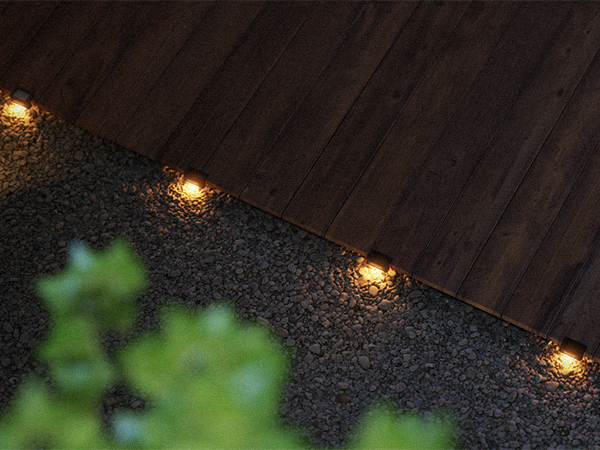 solar deck stair lights
