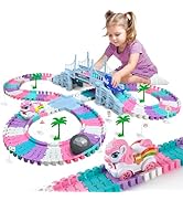 Car Toys for Kid 4-6, 194 PCS Race Car Track for Kids Ages 4-8, Monster Truck 2+ Year Old Birthda...