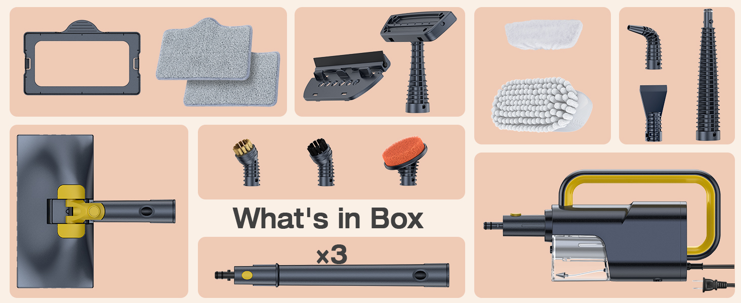 ScrubWiz Steam Mop Cleaner