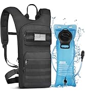 NOOLA Hydration Backpack with 3L TPU Water Bladder, Tactical Molle Water Backpack for Men Women, ...
