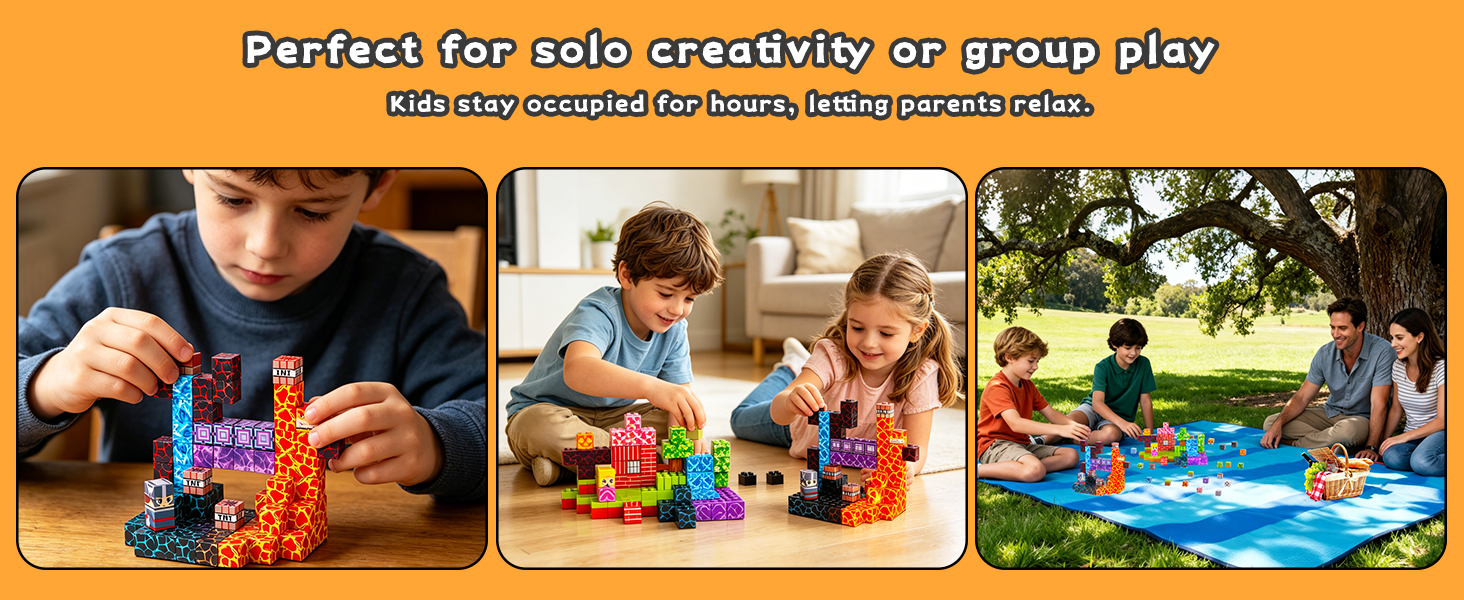 magnetic building block