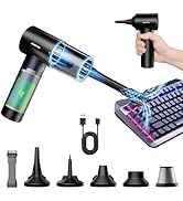 REIKIYA Car Vacuum Cleaner Portable Cordless 14000PA Compressed Air Duster 150000RPM Blower for K...