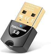 Hakimonoe Upgraded Bluetooth 5.4 Adapter for PC Laptop, Wireless USB Transmitter Dongle for Deskt...