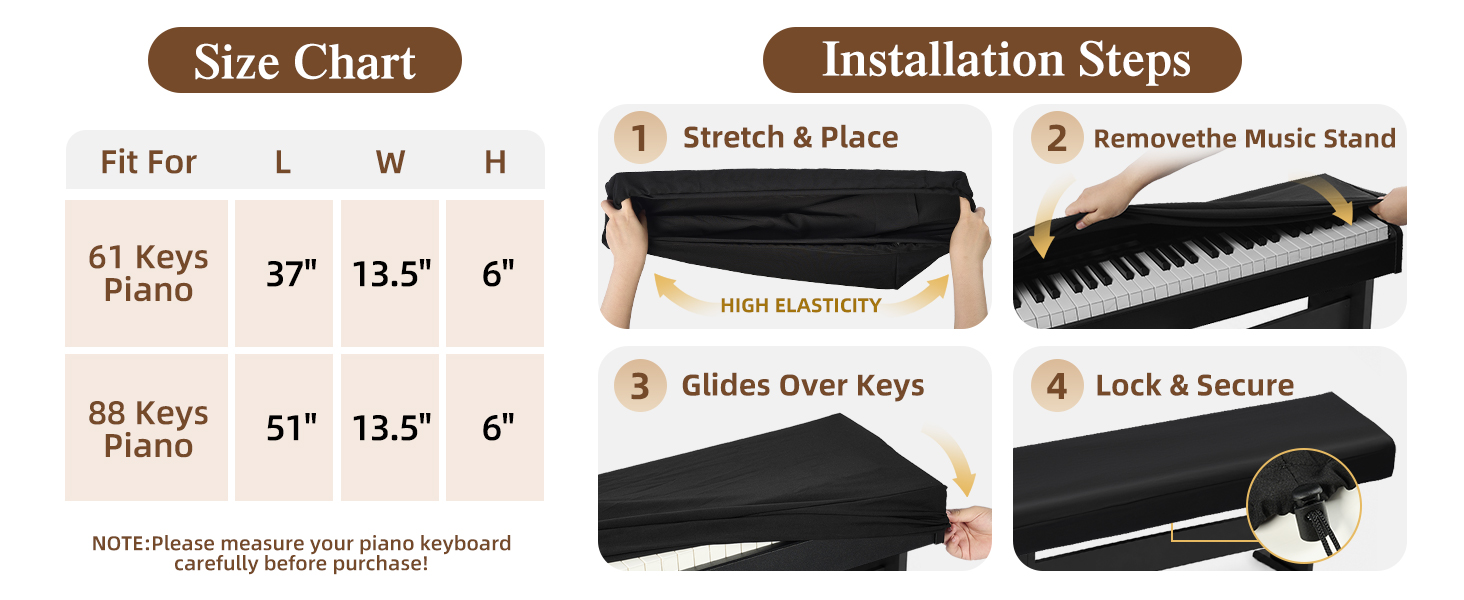 Size Chart Installation Steps