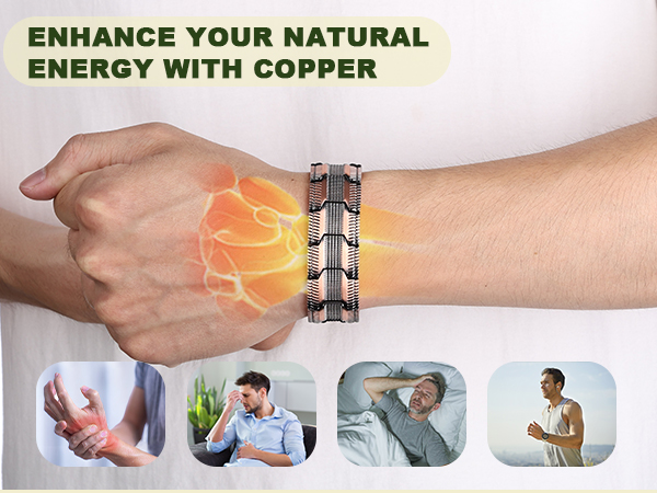 mens copper bracelet for pain relief