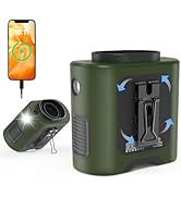 PANERGY Portable Waist Fan, 67H Runtime Wearable Fan with 4+1 Speeds, Storm Mode, 14500mAh Rechar...