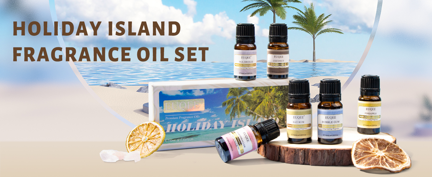 6pcs Premium Fragrance Oils Gift Set 10 ML Fragrance Oils for Diffuser &amp; DIY Candles
