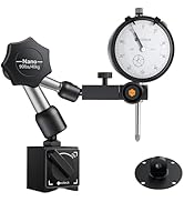 Neoteck Dial Indicator 0-1”/0.001” with 90lbs/40kg Magnetic Base,Imperial Dial Test Indicator Gau...