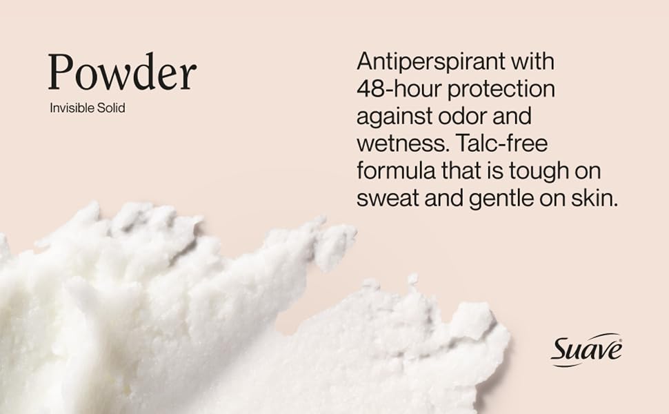 Deodorant texture, antiperspirant with 48hr protection against wetness &amp; odor anti-stain, talc-free