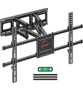ELIVED TV Wall Mount for Most 42-82" Flat Curved TVs, Heavy Duty TV Mount with Articulating 6 Arm...