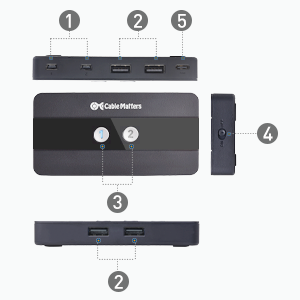 Cable Matters USB 2.0 Switch