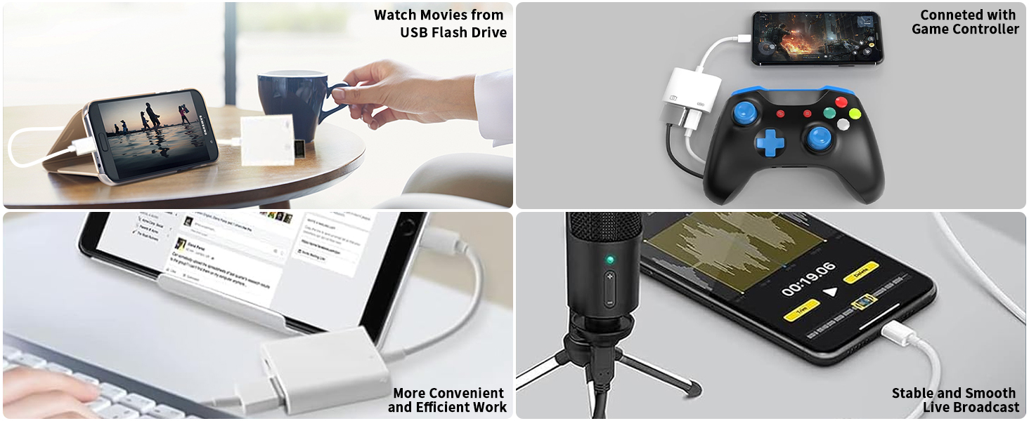 usb to iphone adapter