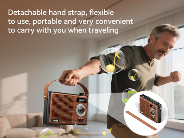 Portable Retro Bluetooth Speaker