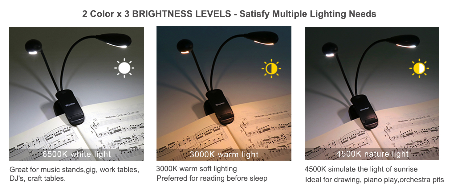 clip on light rechargeable clip on lights clip on reading light craft light book light