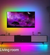 DAYBETTER RGBW IC LED Strip Lights, Smart RGB+White(6500K) 4 Color in 1 LED Lights with Built-in ...