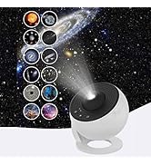 Galaxy Projector for Bedroom, 12 in 1 Planetarium Star Projector Galaxy Light, 360° Rotation Real...