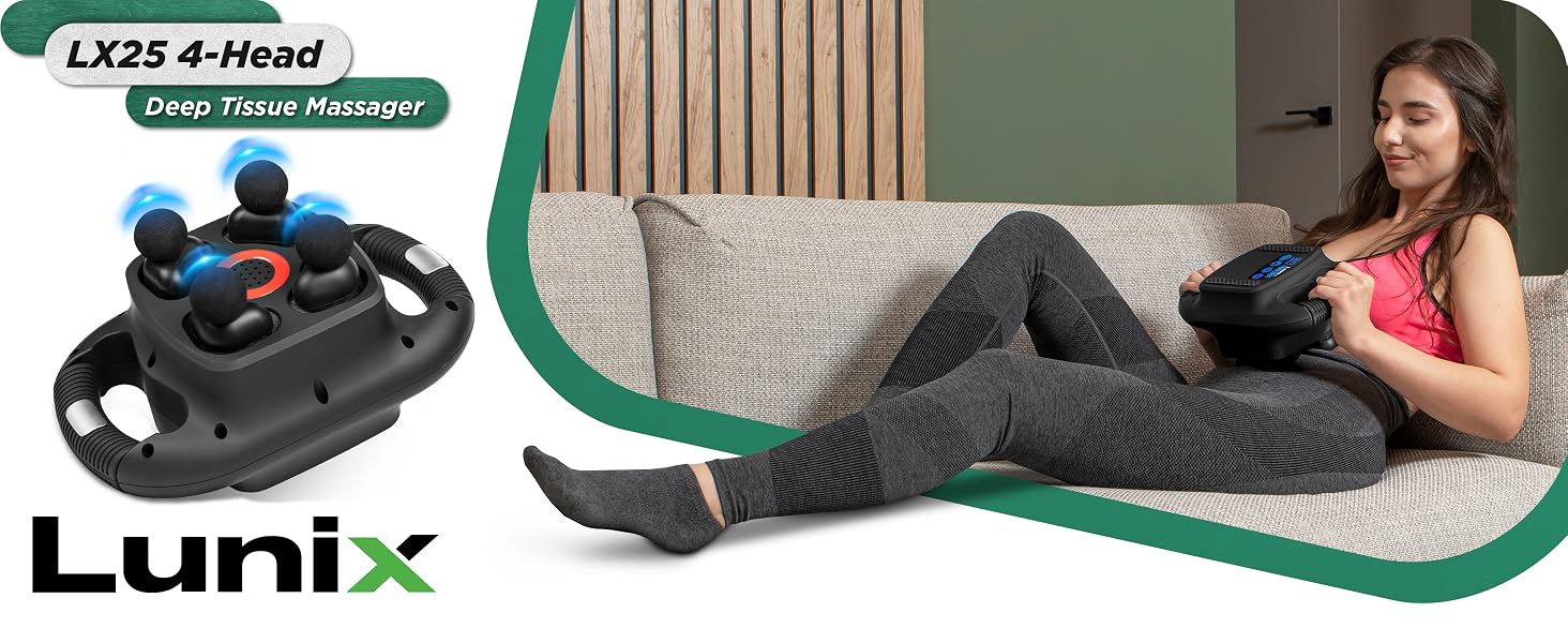 LX25 4-head deep tissue massager