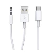 2in1 Type C to 3.5mm Audio Charging Cable Compatible with Google Pixel 4/4XL, Samsung Galaxy S20/...