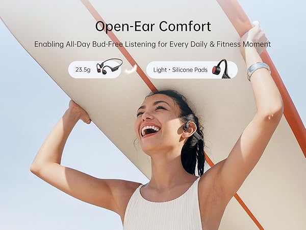 Open-Ear Bone Conduction Headphones for Sports