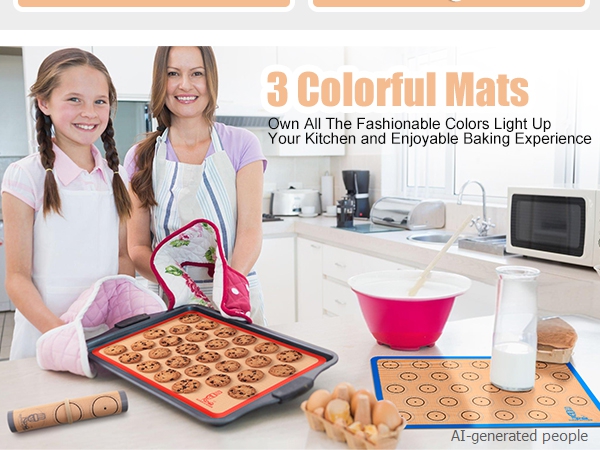 macaron baking mat 