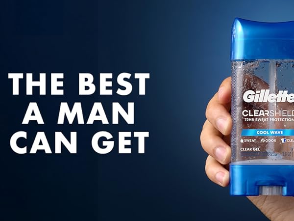 Showing a clear gel