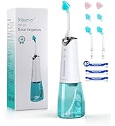 Nasal Irrigation System, Cordless Nasal Rinse Machine for Sinus Relief &amp; Nasal Care, Electric Net...