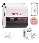ORGBRO Z3 Label Maker Machine with Tape, 2-3 Inch Bluetooth Thermal Label Printer, Portable Stick...