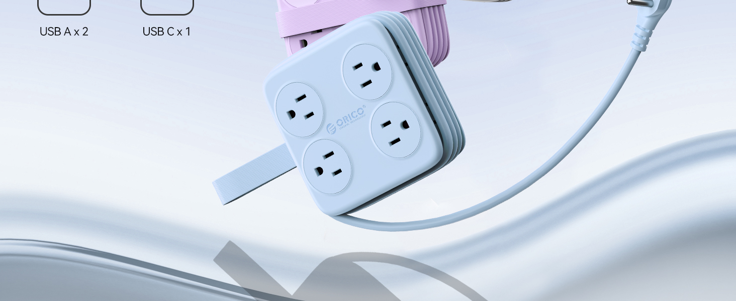 smart power strip power strip flat plug travel power strip with usb ports