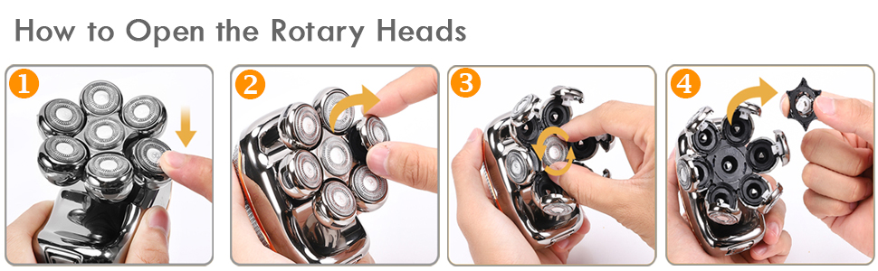 head shavers for bald men wet and dry