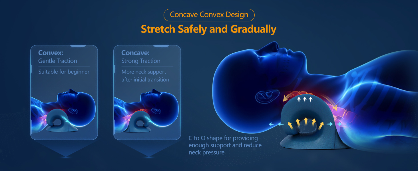 Concave Design Fits Back Of the Head
