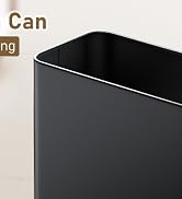 Slim Metal Trash Can for Bathroom bedroom 2.4 Gallon Wastebasket