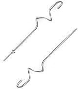 Hand Mixer Attachments Dough Hooks for CHIDOLL Handheld Mixer CX-6668, Stainless Steel Dishwasher...