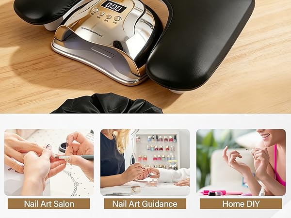 nail arm rest black 06