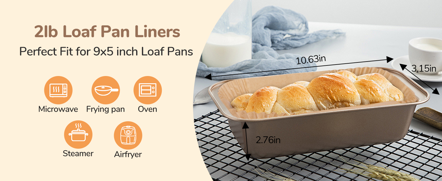 loaf pan parchment liners