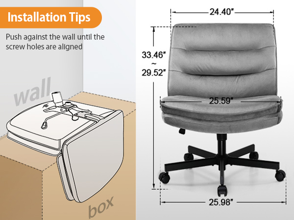 Criss Cross Chair with Wheels