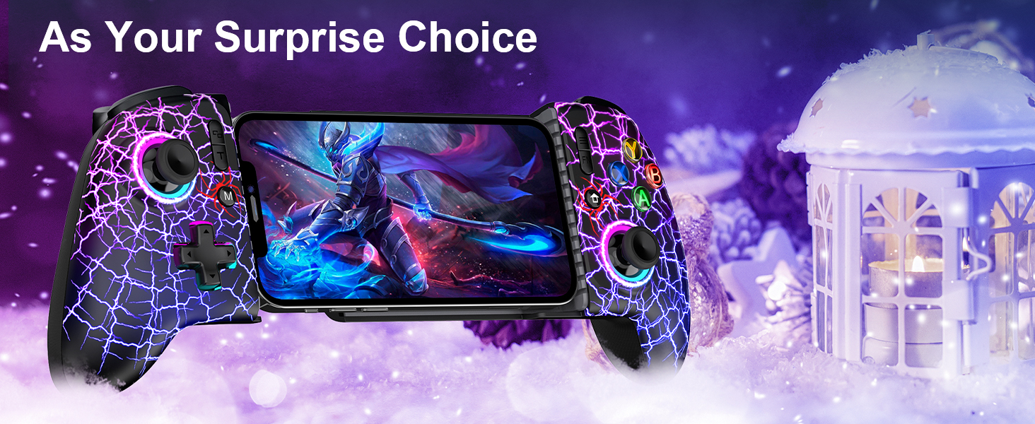 Enjoy console-sized sticks and buttons