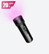 ULANZI LM01 RGB Photography Flashlight - 7500mAh 4 Color Portable LED Video Spotlight with 20 Pat...