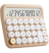 Calculators, Benkaim Desk Calculator,Basic Standard Calculator,12 Digit Large LCD Display Big But...