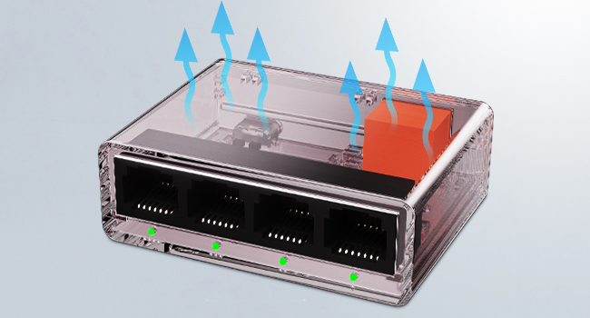 5-Port Gigabit Ethernet Switch with Type-C Powered