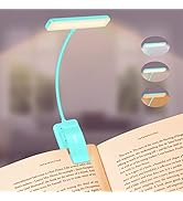 Gritin 19 LED Rechargeable Book Light for Reading in Bed with Memory Function- Eye Caring 3 Color...
