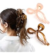 YANIBEST Elegant Bow Hair Claw Clips Stylish Large Hair Clips for Thin and Thick Hair | Holiday G...