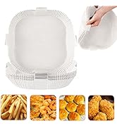 Parchment Square Cooking Paper, Non-Stick, Baking Roasting Food Grade Paper for Microwave Oven, F...