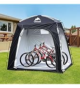 MAIZOA Bike Storage Tent, 82*52*71 In Outdoor Portable Storage Tent,Made of 210D Oxford Cloth PU4...